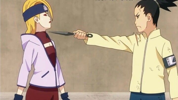The man from the Nara family defeated the female ninja from the Sand Village again. Could it be that
