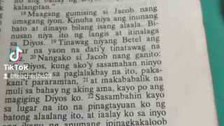 Pang Araw Araw na Talata.                                   Genesis 28:18-22