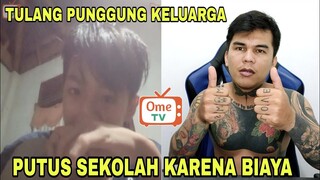 Putus sekolah karena gak ada biaya dan menjadi tulang punggung keluarga || Prank Ome TV