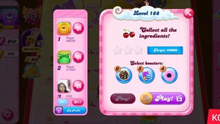 CANDY CRUSH SAGA LEVEL 188 (NEW VERSION)