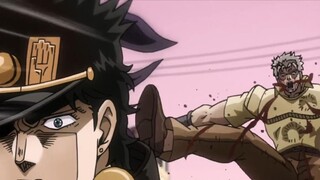 โจทาโร่โจมตีศัตรูแล้วปู่ของเขาได้รับบาดเจ็บเหรอ? คู่ต่อสู้ที่แข็งแกร่ง Steel Pill, Jojo Stardust Fig