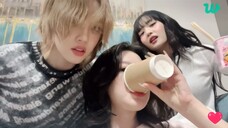 (G)I-DLE 231206 Rambut patah meski tidak dipotong.