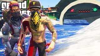 สึนามิยักษ์ VS ซอบบี้ จุดจบวันสิ้นโลก! GTA V Mod