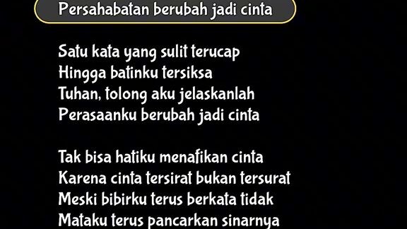 persahabatan berubah menjadi cinta😖💗