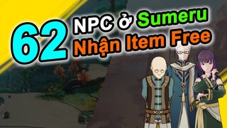 GI | Item Free ở Sumeru | Vị trí 62 NPC ở Sumeru