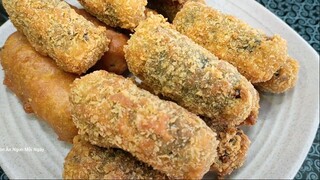 Cách làm CHẢ GIÒ KHOAI MÔN RONG BIỂN - Món Ăn Ngon Mỗi Ngày