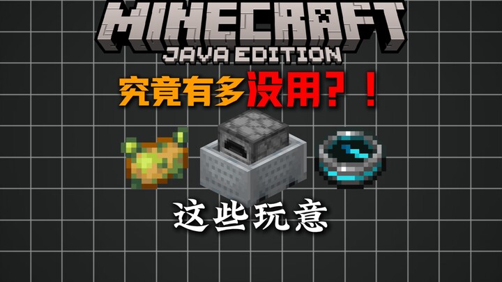 Just how useless are some of MC’s items?!