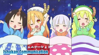 【AMV Lyrics】Kobayashi-san Chi no Maid Dragon ED Full『Ishukan Communication - Chorogonzu』