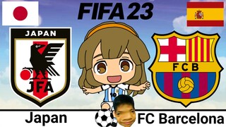 FIFA 23 | Japan VS FC Barcelona (Minna, Sakkā Yarouze!)