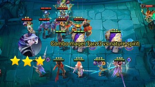 Tarz skil3 Ling Titan vs Natur spirit (combo mager) sekali ulti auto ilang