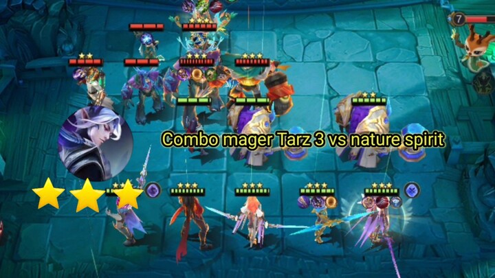 Tarz skil3 Ling Titan vs Natur spirit (combo mager) sekali ulti auto ilang