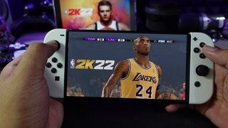 NBA 2K22 on Nintendo Switch OLED