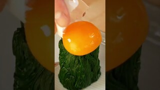 BEST COOK ASMR FOOD COOKING 🤤🤤🤤 Chinese chive with egg yolk
