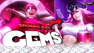 HOW/WHERE TO SPEND YOUR GEMS!! I FINALLY SUMMON HER!! (Street Fighter Duel)