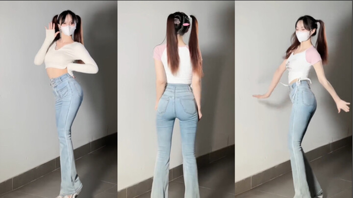 双马尾舞蹈，太可爱了吧