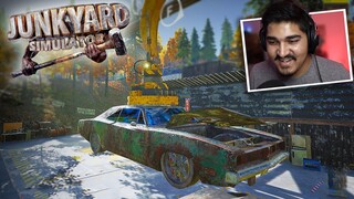 NEW JOB AS JUNKYARD WORKER | Junkyard Simulator (HINDI)