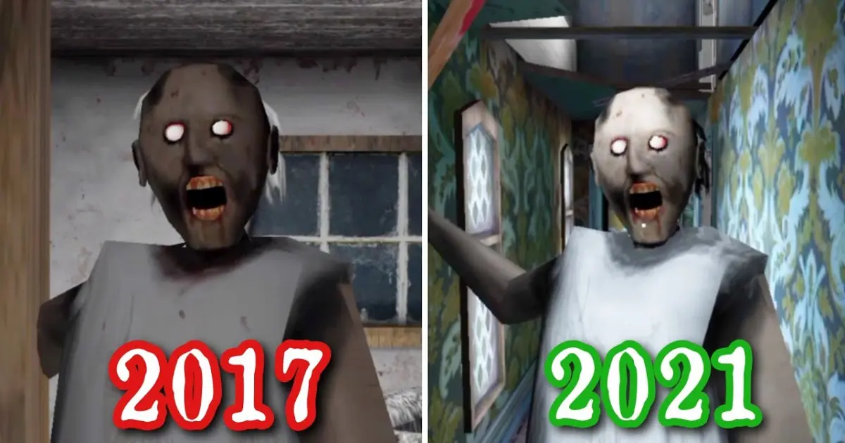 Granny before. Granny before