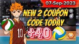 New 2 Coupon Code Today | 07-September-2023 | The Spike Volleyball Story