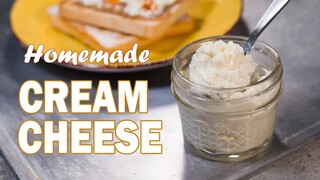 HOW TO MAKE SUPER EASY HOMEMADE CREAM CHEESE | Jenny’s Kitchen