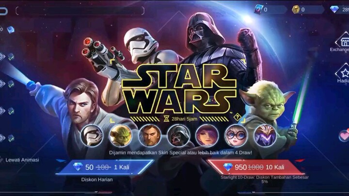 Draw Skin Lesley Legend Di event starwars 🔥