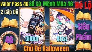 Sổ Sứ Mệnh Mùa 46 [ Hé Lộ ] 2 Cấp Độ Chủ Đề Halloween - Trang Phục Mới Gildur x Krixi Halloween