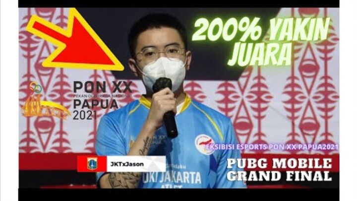 200% DKI JAKARTA JUARA UCAP JKTXJASON EKSIBISI ESPORTS PON XX PAPUA 2021 | Hari Keempat PUBG Mobile