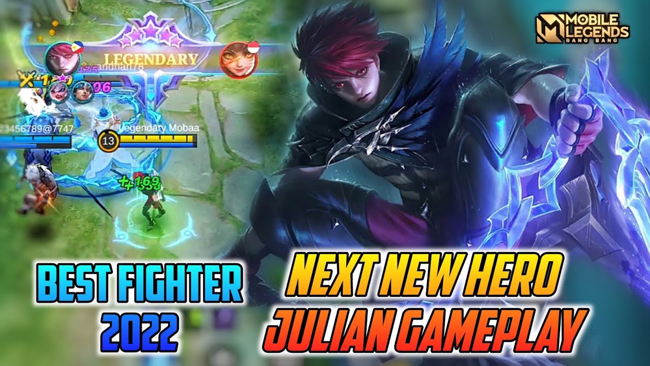 Julian Mobile Legends, Next New Hero Julian Gameplay - Mobile Legends Bang  Bang - BiliBili