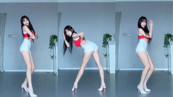So cool vertical screen fixed position 10cm high heels summer cool dance