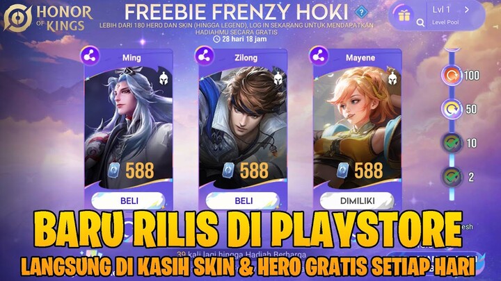 SUDAH RILIS GLOBAL DAN SUPPORT BAHASA INDONESIA & BANYAK SKIN GRATIS - HONOR OF KINGS INDONESIA