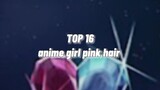 anime girl pink hair