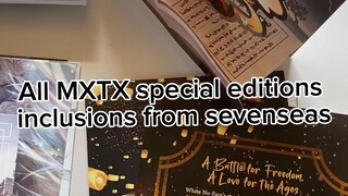 MXTX English Books Special Version Inclusions from Sevenseas