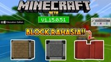 🔥BLOCK BARU! RAHASIA DI MCPE V 1.15.0.51 - Minecraft Bedrock : Education Edition