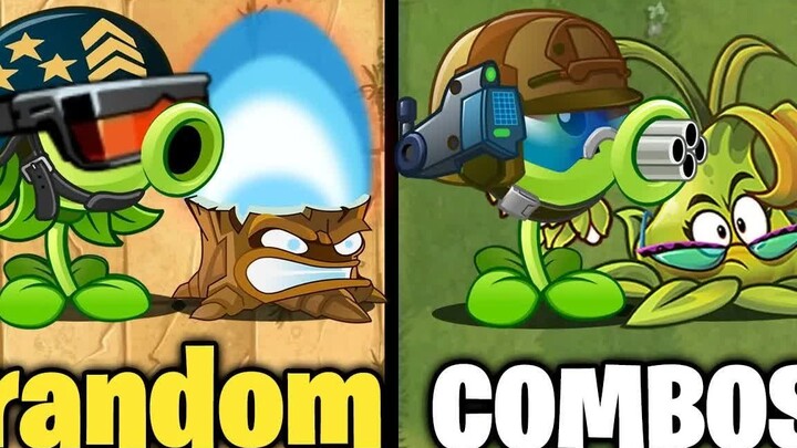 PvZ 2 Challenge - Randomly Matched Plant Team Battle Arena: Treasure Snowman, Giant Zombie Level 10