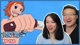 SKYPIEA! NAMI MASTERS THE WAVER! | ONE PIECE Episode 154 Couples Reaction & Discussion