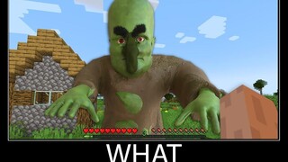 Minecraft รออะไร meme part 166 ซอมบี้ชาวบ้านเหมือนจริง