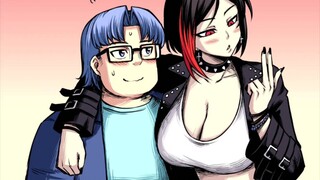 二次元特有的美女配肥宅