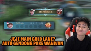 INI HERO GOLD LANE YANG PALING KUAT DI MYTHIC TINGGI SEKARANG! LATE GAME AUTO WIN - Mobile Legends