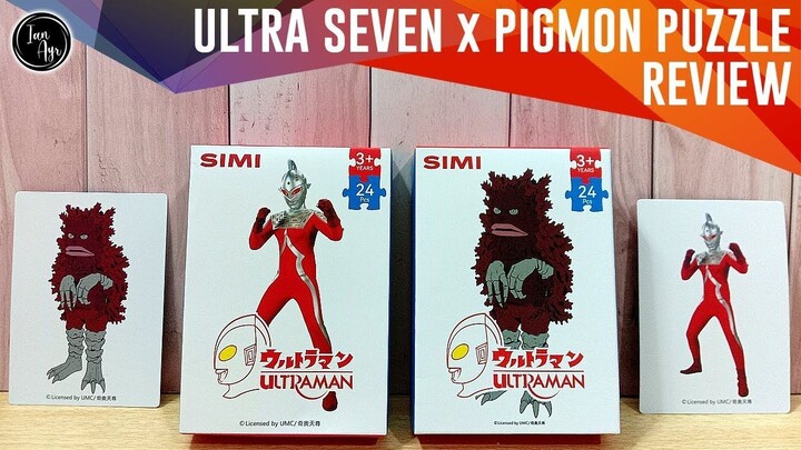 [ REVIEW ] Simi Ultraman ウルトラマン Hero Puzzle - Ultra Seven ウルトラセブン Alien Pigmon イガル星人・ピグモン Kaiju 怪獣