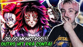 (ESSE TRIO N DÁ!) REAGINDO ao Vibe Luas Superiores 🌙 Ft. Akashi & SecondTime (Demon Slayer) | MHRAP