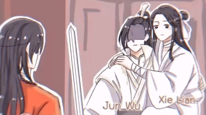 Are you sure you don't want to come in and see the contrasting Xie Lian?