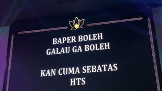 Baper boleh galau jangan 😉