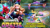 Odette Revamp , Gameplay Odette Revamp Best Mage 2021 - Mobile Legends Bang Bang