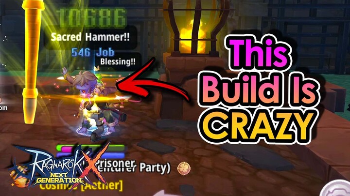 [ROX Global] Archbishop Damage is Actually Crazy?! Mace Skill Build Breakdown | King Spade