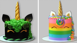 6+ สูตรเค้กยูนิคอร์นที่น่าตื่นตาตื่นใจ DIY เค้กวันเกิดยูนิคอร์นทำเองโดย Spirit of Cake