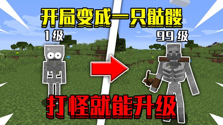 Khi khởi đầu lại biến thành một bộ xương! Chỉ cần đánh bại quái vật đột biến là có thể lên cấp, vậy 