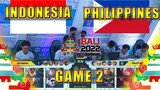 [GAME 2] PHILIPPINES VS INDONESIA IESF BALI 2022 DAY 2 MLBB