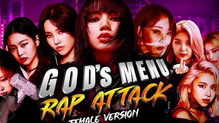 K-pop active female rappers (rap units) — Rap Attack (duel) — Non-stop high energy for 4.5 minutes