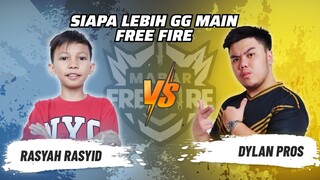 Dylan Pros vs Rasyah Rasyid: Skill Siapa Lebih GG Main FF? | Mabar Free Fire Match 70 #short