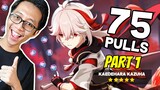 Pulling Kazuha's Banner with 75 Pulls | Part 1