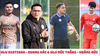 HLV Kiatisak - CAHN - Quang Hải & HLV Đức Thắng - Hoàng Đức - Thể Công Viettel
